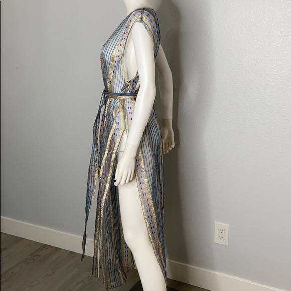 Minh Khoa Vintage Sheer Silk Kimono Jacket - Picture 3 of 9
